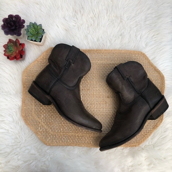 Frye Shoes - Frye Billy Short Leather Western Cowboy Boot